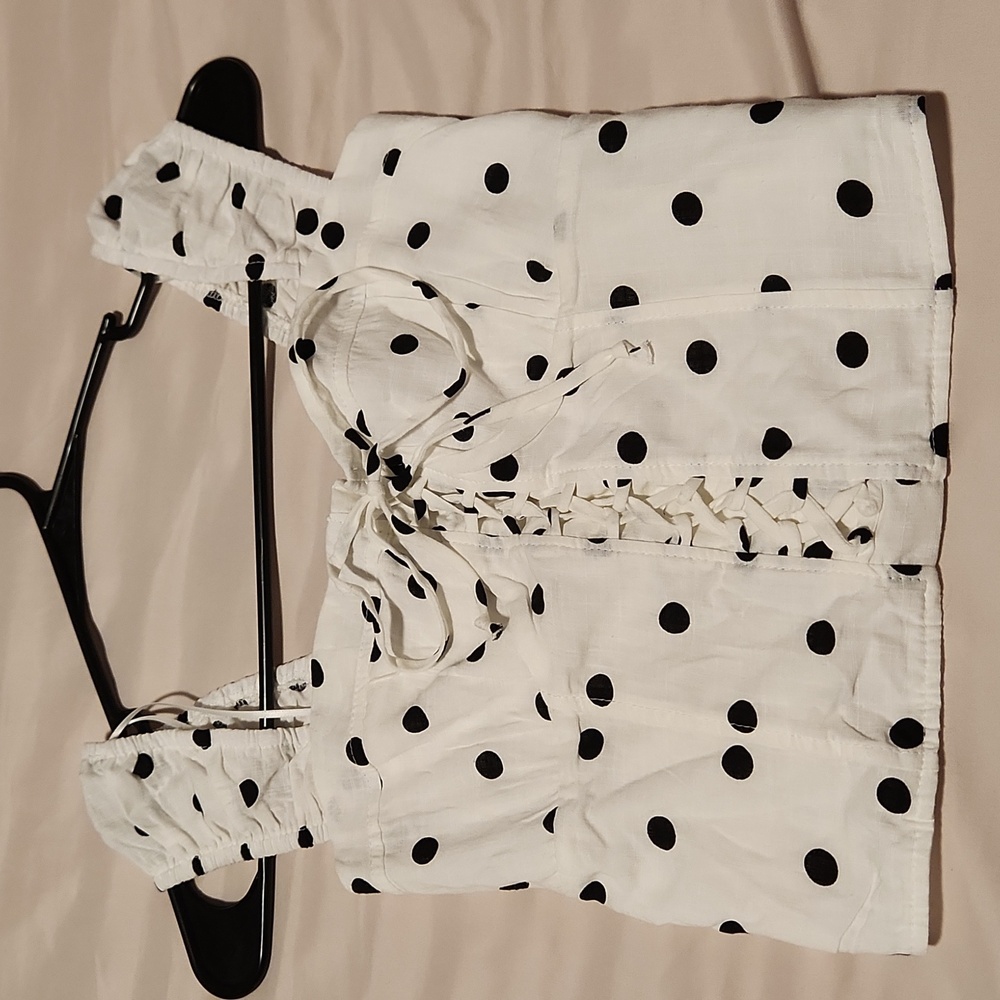 Polka Dot Crop Top